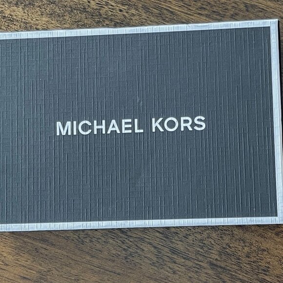 Michael Kors | Men's Leather Monogram Card Holder Wallet with Keychain Holder - Picture 4 of 6